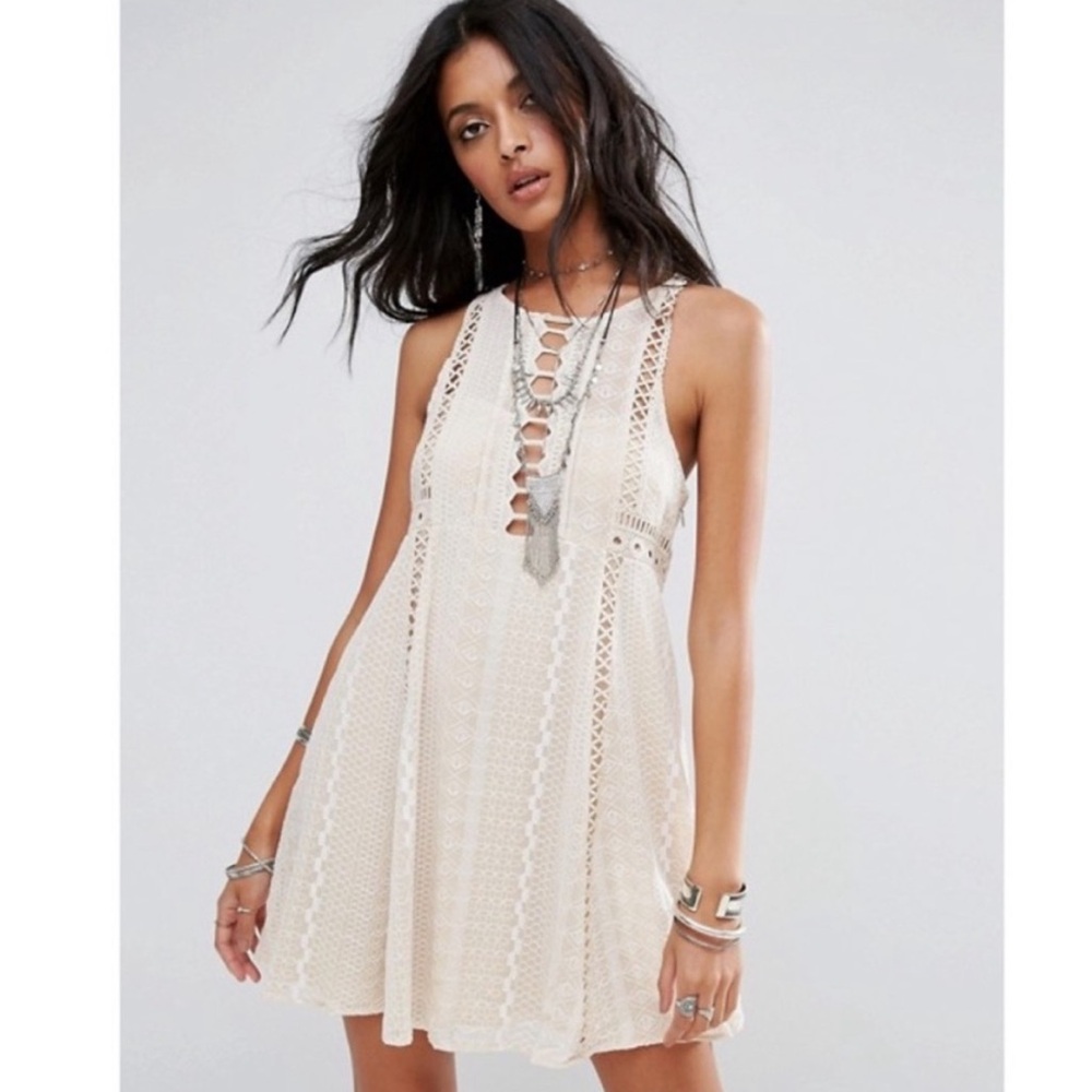 Free People Wherever You Go Mini Dress